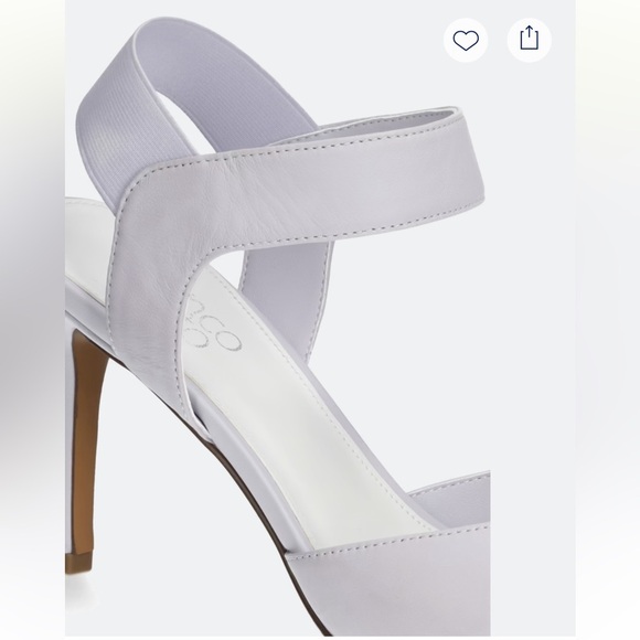 Franco Sarto Light Gray Heels - Picture 8 of 10